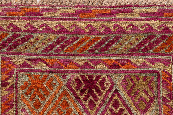 Multi Colored Mashwani 2' 4 x 12' 9 - No. 63598 - ALRUG Rug Store