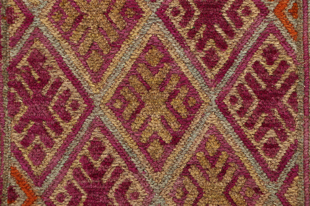 Multi Colored Mashwani 2' 4 x 12' 9 - No. 63598 - ALRUG Rug Store