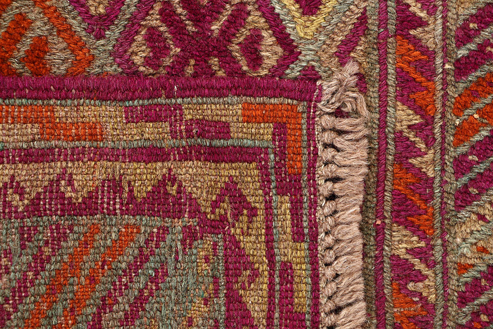 Multi Colored Mashwani 2' 4 x 12' 9 - No. 63598 - ALRUG Rug Store