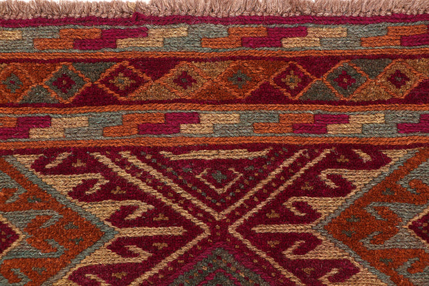 Multi Colored Mashwani 2' 6 x 11' 5 - No. 63600 - ALRUG Rug Store