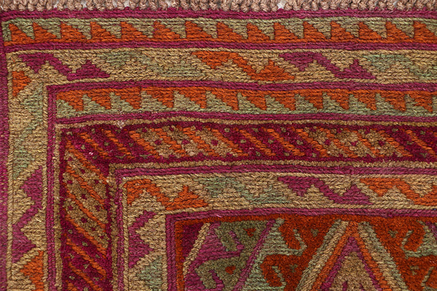 Multi Colored Mashwani 2' 4 x 12' 6 - No. 63601 - ALRUG Rug Store