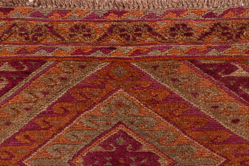 Multi Colored Mashwani 2' 7 x 12' 10 - No. 63604 - ALRUG Rug Store