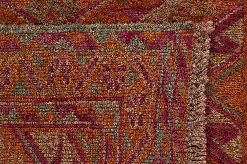 Multi Colored Mashwani 2' 7 x 12' 10 - No. 63604 - ALRUG Rug Store