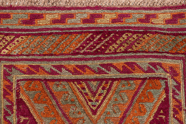 Multi Colored Mashwani 2' 7 x 11' 9 - No. 63606 - ALRUG Rug Store