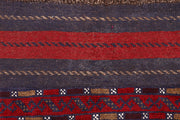 Dark Red Mashwani 2' 8 x 11' 9 - No. 63623 - ALRUG Rug Store