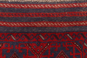 Dark Red Mashwani 2' 1 x 8' 6 - No. 63625 - ALRUG Rug Store