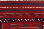 Dark Red Mashwani 2' 2 x 7' 9 - No. 63647 - ALRUG Rug Store