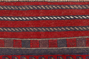 Dark Red Mashwani 2' 2 x 8' - No. 63652 - ALRUG Rug Store