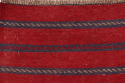 Dark Red Mashwani 2' x 8' 11 - No. 63662 - ALRUG Rug Store