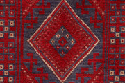 Dark Red Mashwani 1' 11 x 7' 10 - No. 63666 - ALRUG Rug Store