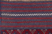 Dark Red Mashwani 2' 2 x 8' 2 - No. 63668 - ALRUG Rug Store