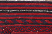 Dark Red Mashwani 1' 11 x 8' 2 - No. 63706 - ALRUG Rug Store