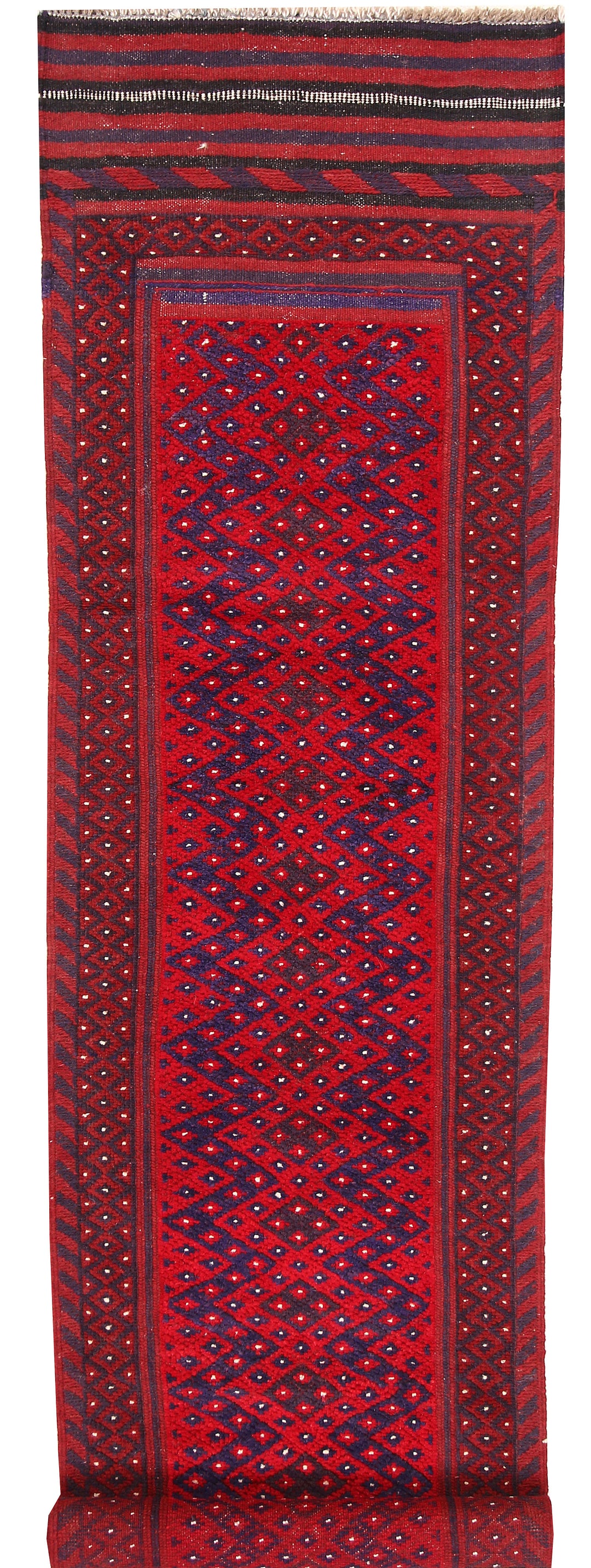 Dark Red Mashwani 1' 11 x 8' 2 - No. 63706 - ALRUG Rug Store