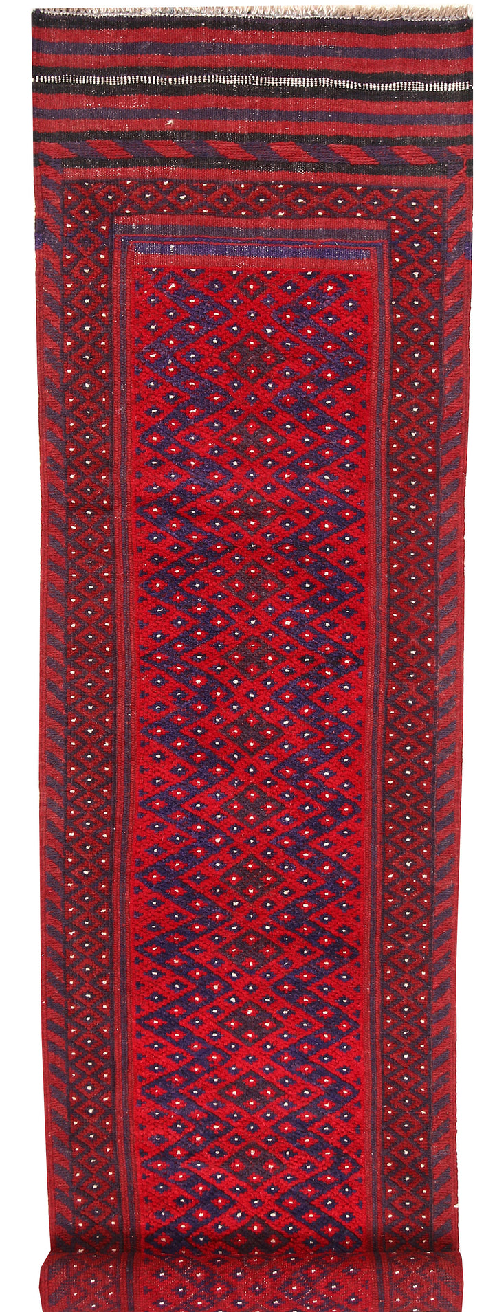 Dark Red Mashwani 1' 11 x 8' 2 - No. 63706 - ALRUG Rug Store