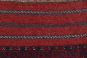 Dark Red Mashwani 2' 1 x 7' 10 - No. 63722 - ALRUG Rug Store