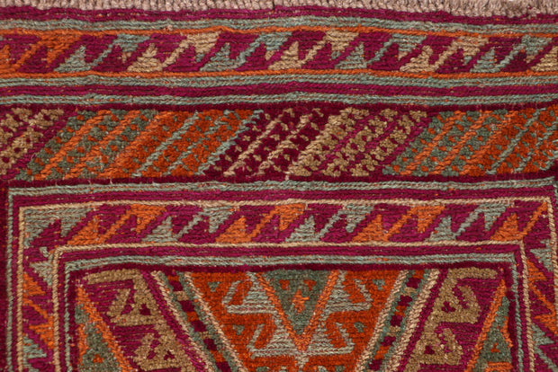 Multi Colored Mashwani 2' 6 x 11' 11 - No. 63741 - ALRUG Rug Store