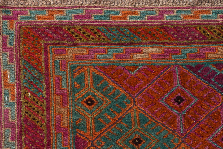 Multi Colored Mashwani 2' 9 x 12' 8 - No. 63742 - ALRUG Rug Store
