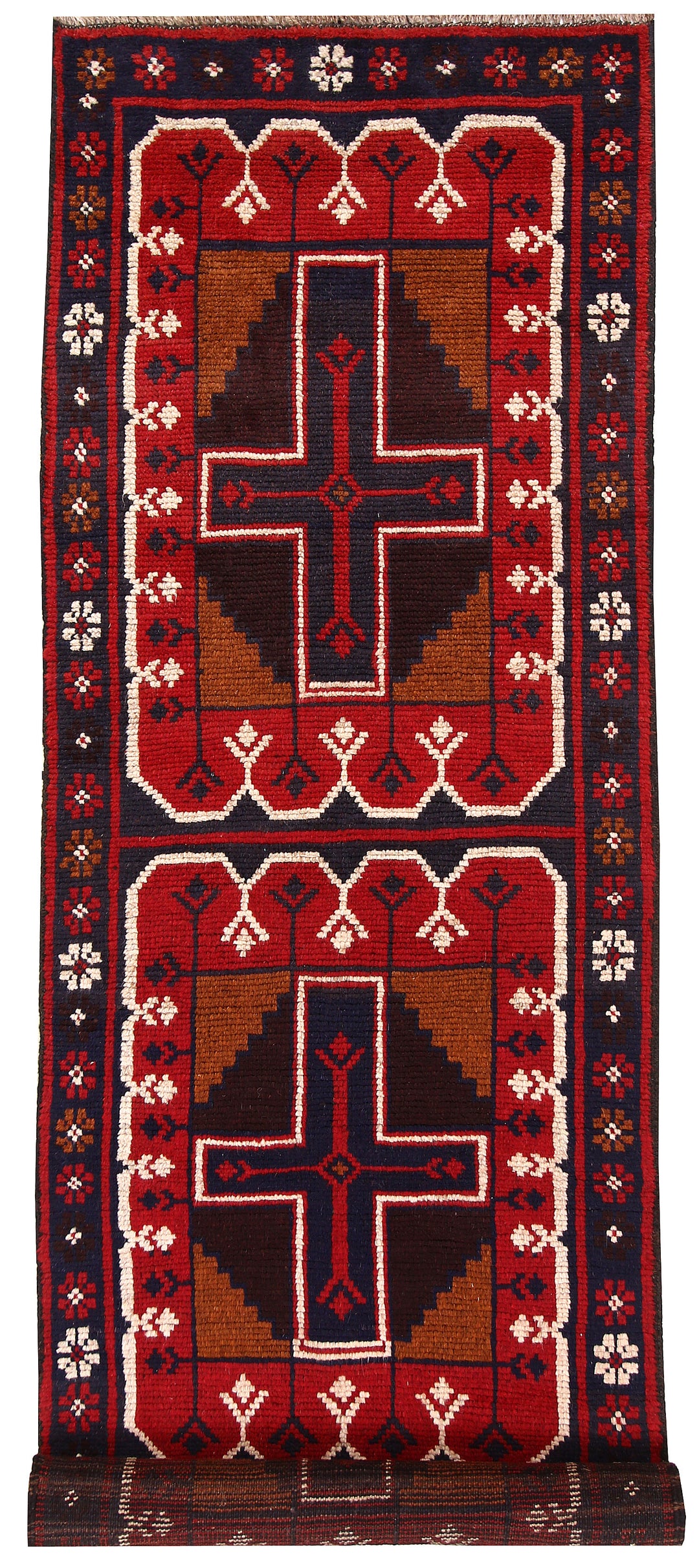 Dark Blue Baluchi 2' 5 x 8' 2 - No. 63749 - ALRUG Rug Store