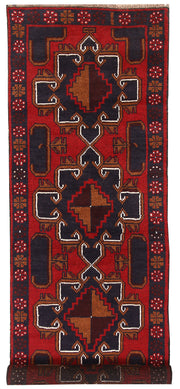 Dark Red Baluchi 2' 5 x 7' 11 - No. 63750 - ALRUG Rug Store