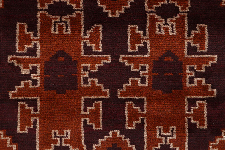 Saddle Brown Baluchi 2' 7 x 8' 2 - No. 63753 - ALRUG Rug Store