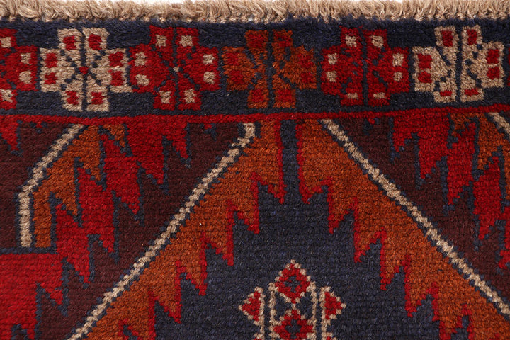 Dark Red Baluchi 2' 5 x 7' 8 - No. 63754 - ALRUG Rug Store