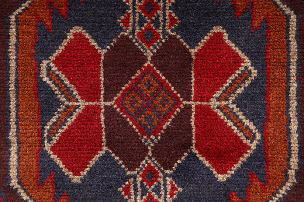 Dark Red Baluchi 2' 5 x 7' 8 - No. 63754 - ALRUG Rug Store