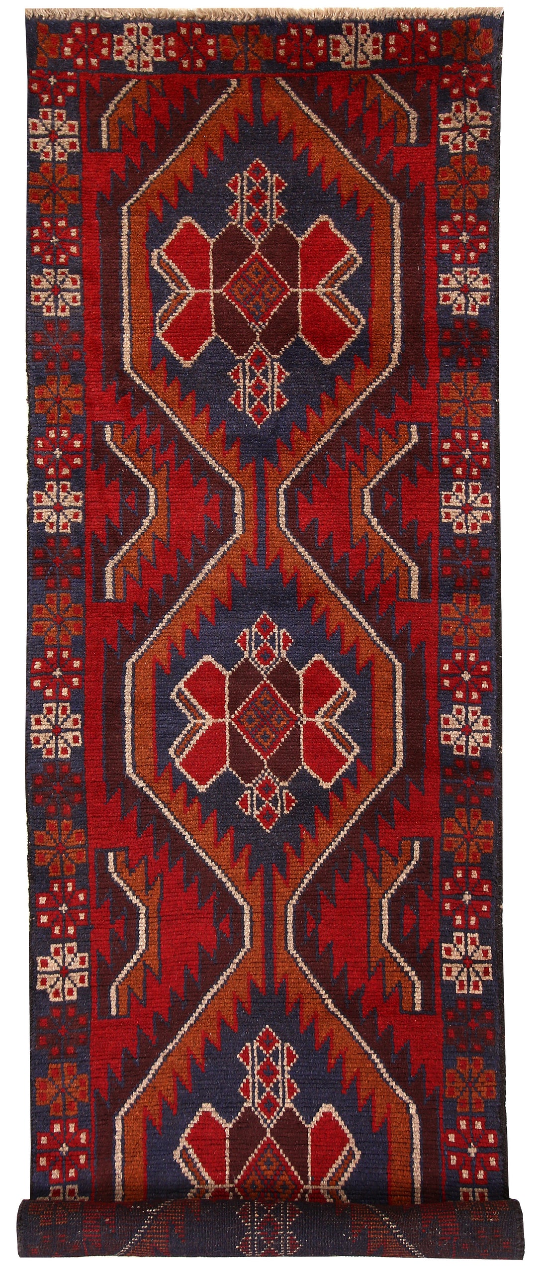 Dark Red Baluchi 2' 5 x 7' 8 - No. 63754 - ALRUG Rug Store