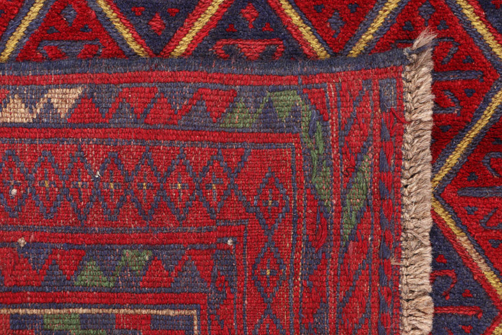 Dark Red Mashwani 3' 9 x 4' 3 - No. 63763