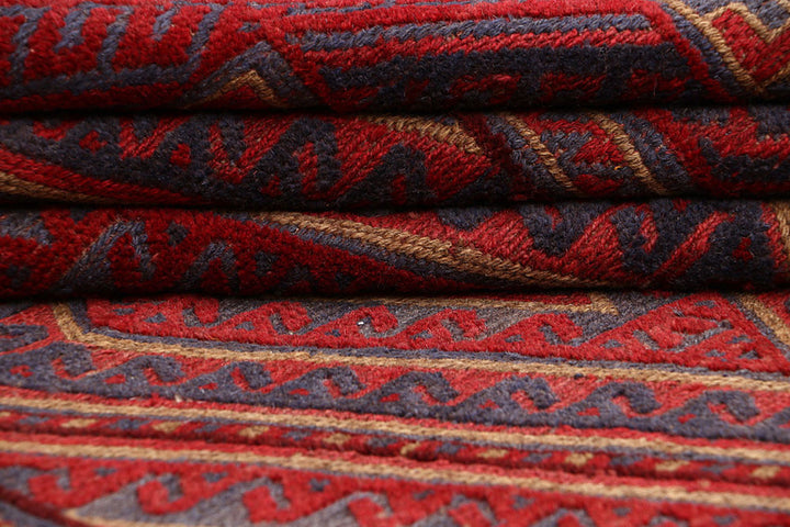 Dark Red Mashwani 3' 6 x 4' 3 - No. 63787