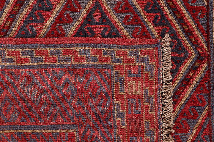 Dark Red Mashwani 3' 6 x 4' 3 - No. 63787