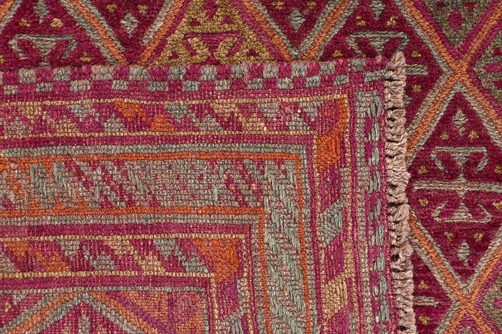 Multi Colored Mashwani 3' 7 x 3' 11 - No. 63822