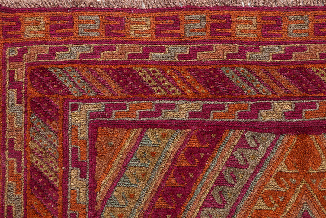 Multi Colored Mashwani 3'  11" x 3'  11" - No. QA27087