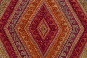 Multi Colored Mashwani 3'  11" x 3'  11" - No. QA27087