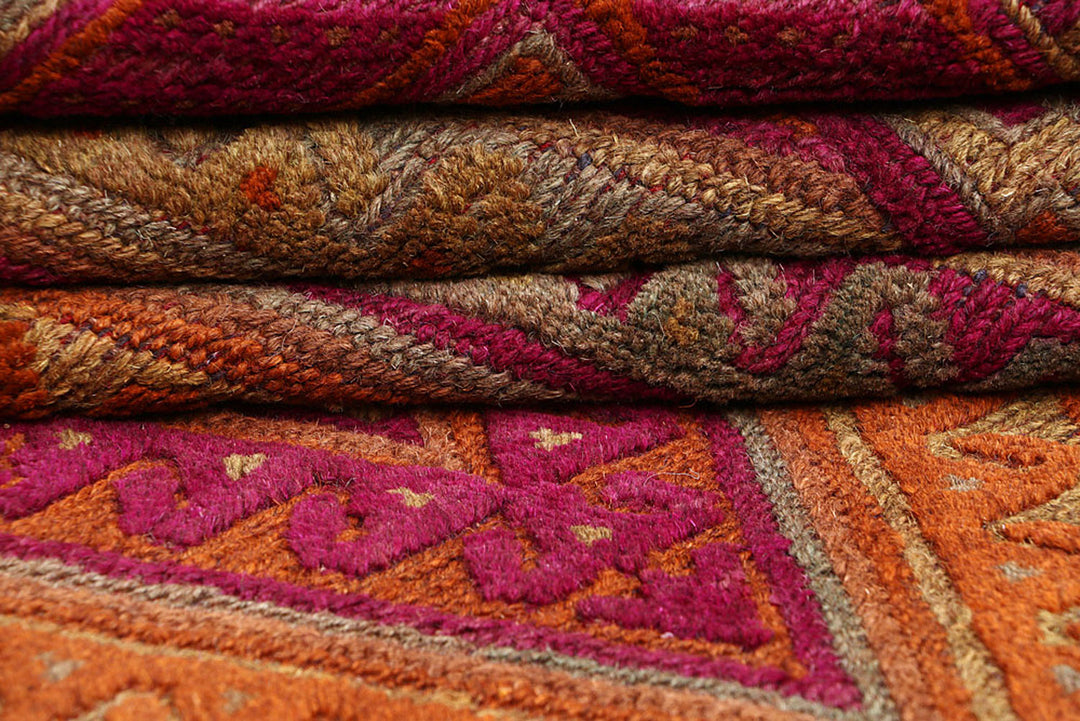 Multi Colored Mashwani 3'  11" x 3'  11" - No. QA27087