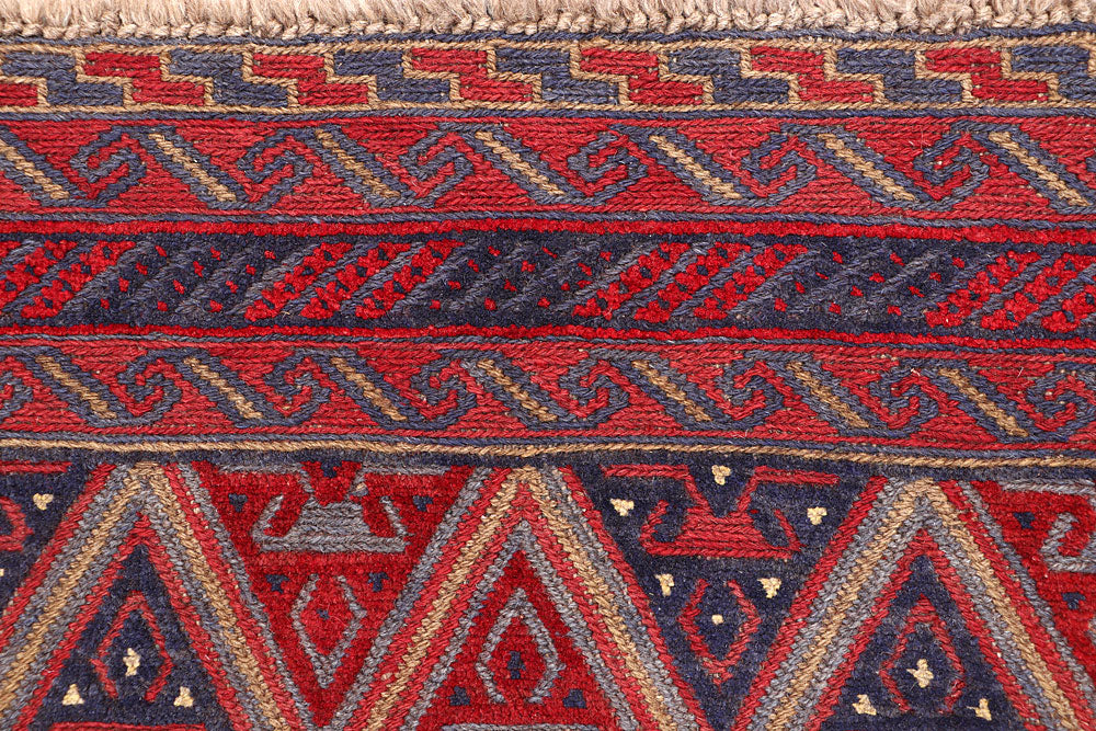 Firebrick Mashwani 4' 1 x 4' 4 - No. 63832 - ALRUG Rug Store