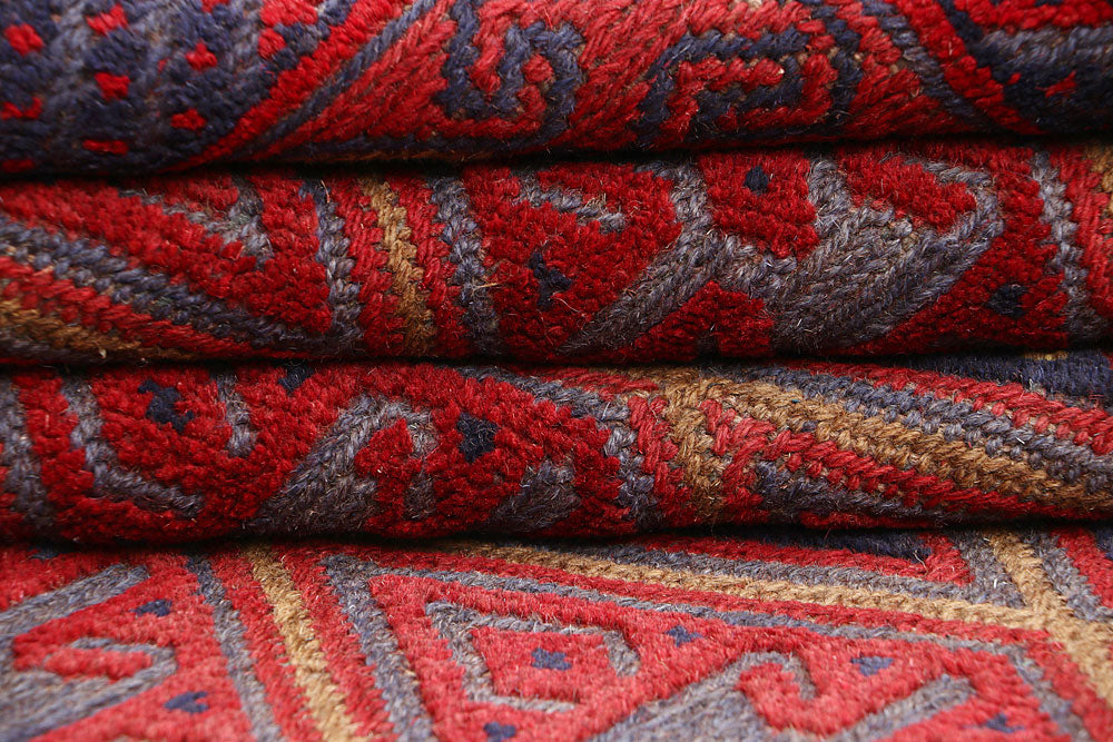 Firebrick Mashwani 4' 1 x 4' 4 - No. 63832 - ALRUG Rug Store