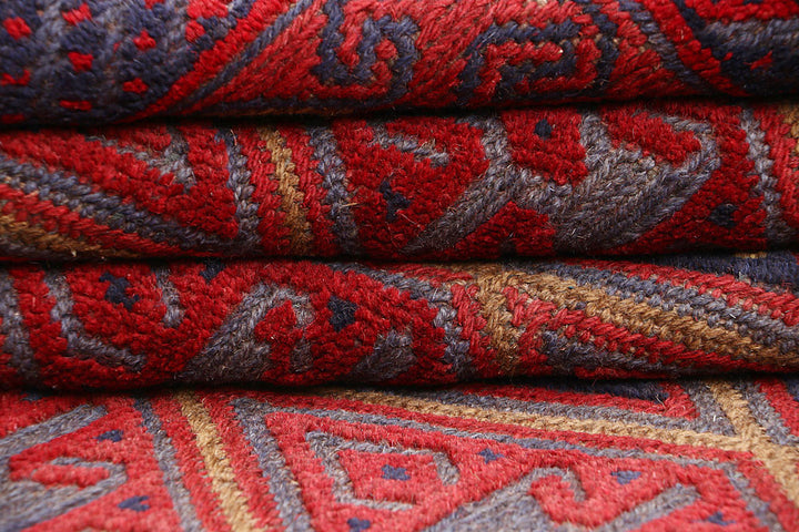 Firebrick Mashwani 4' 1 x 4' 4 - No. 63832 - ALRUG Rug Store