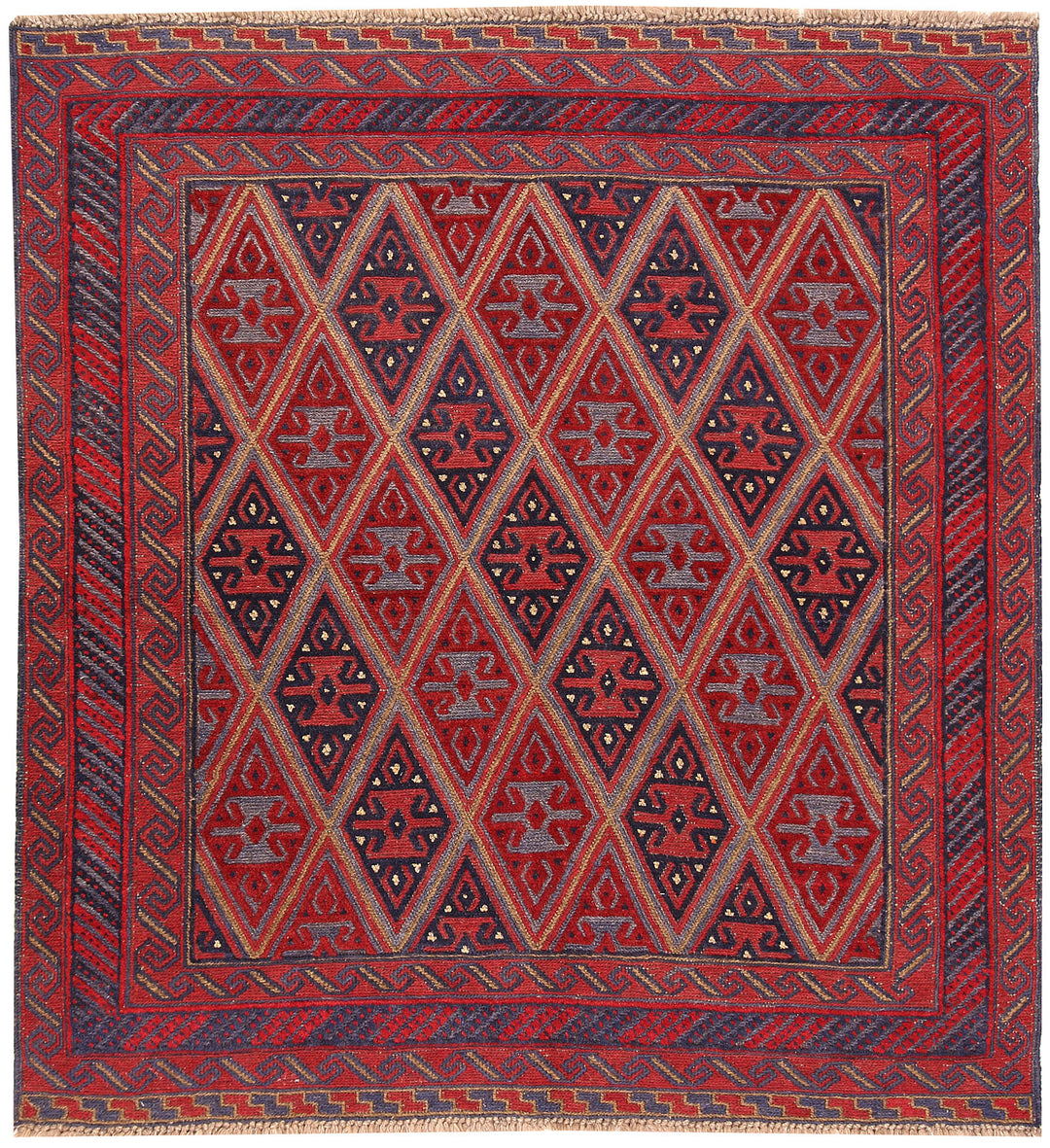 Firebrick Mashwani 4' 1 x 4' 4 - No. 63832 - ALRUG Rug Store
