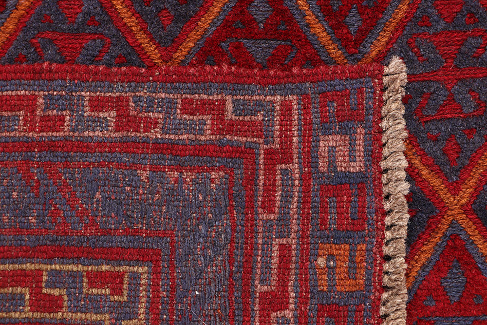 Firebrick Mashwani 3' 9 x 4' - No. 63833 - ALRUG Rug Store