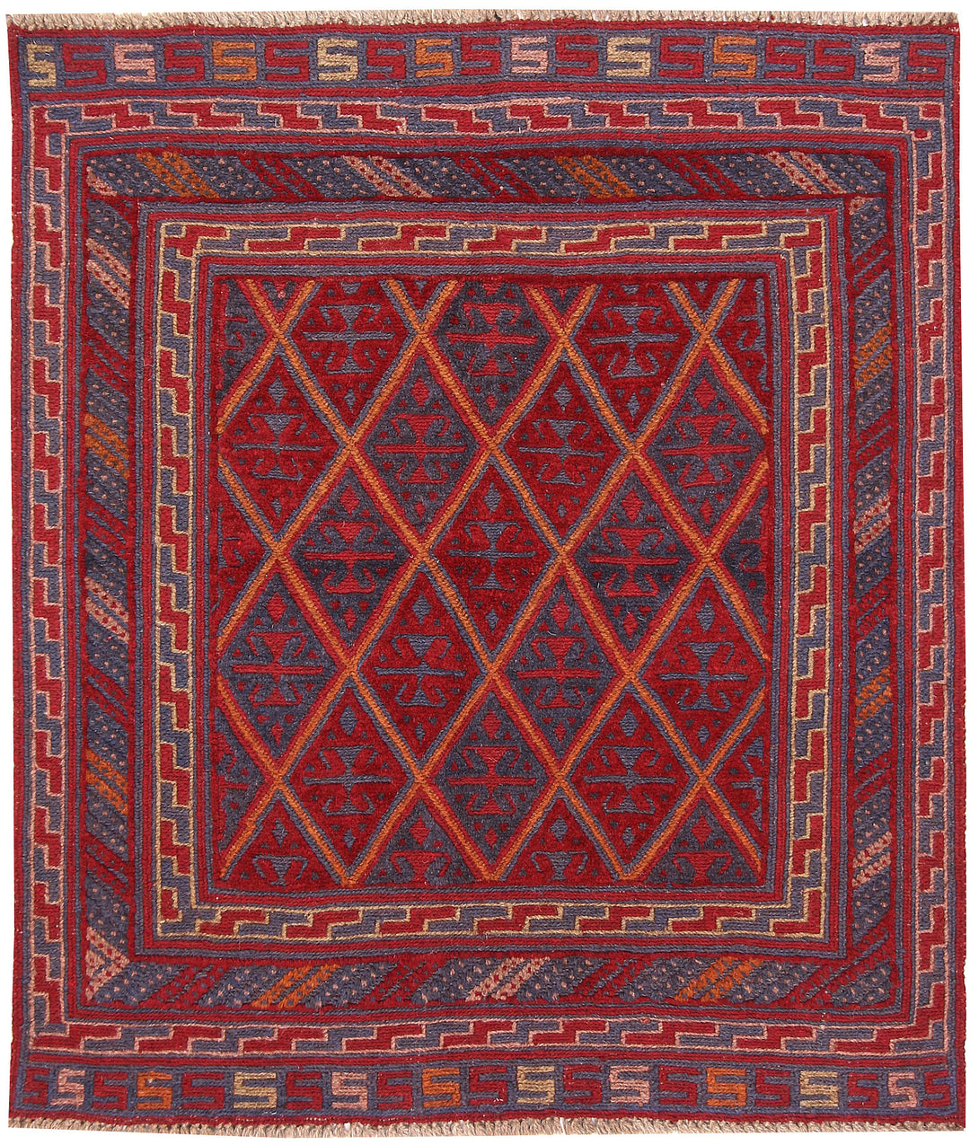 Firebrick Mashwani 3' 9 x 4' - No. 63833 - ALRUG Rug Store