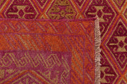Multi Colored Mashwani 4' 1 x 4' 5 - No. 63835