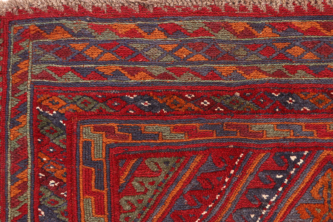 Multi Colored Mashwani 3'  9" x 4'  1" - No. QA72732