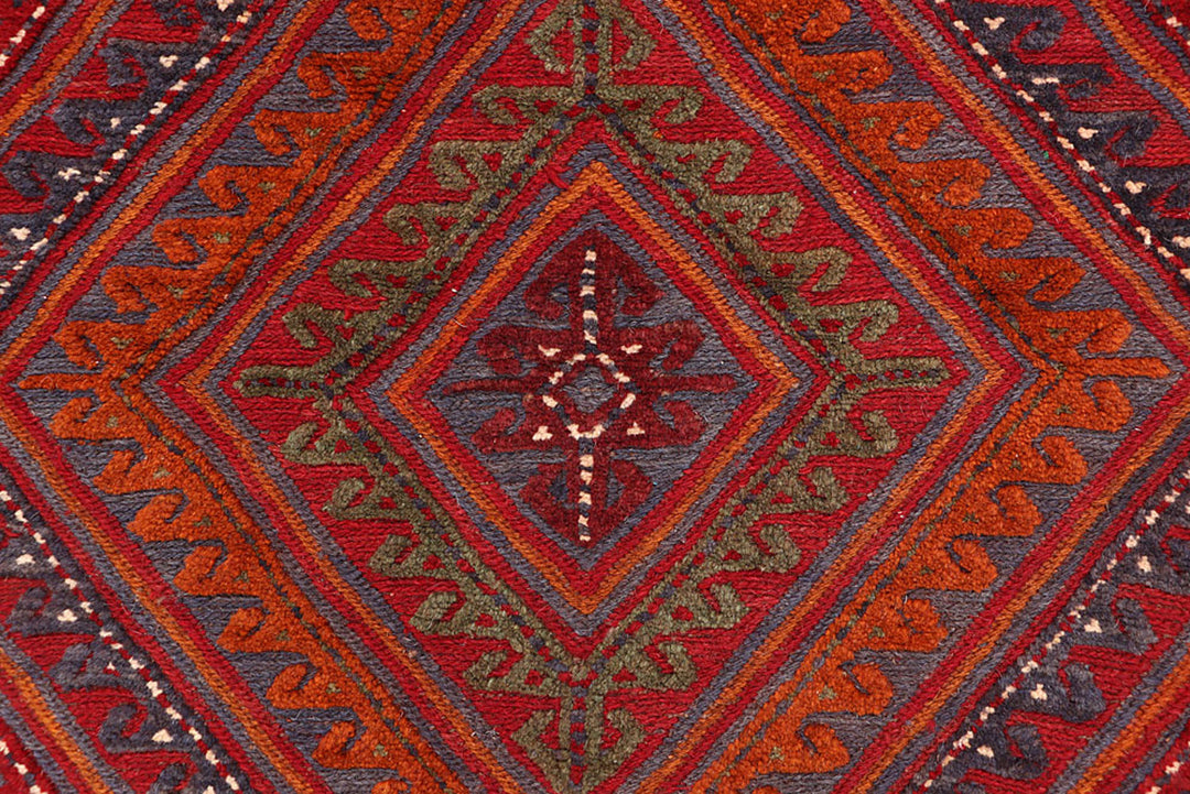 Multi Colored Mashwani 3'  9" x 4'  1" - No. QA72732