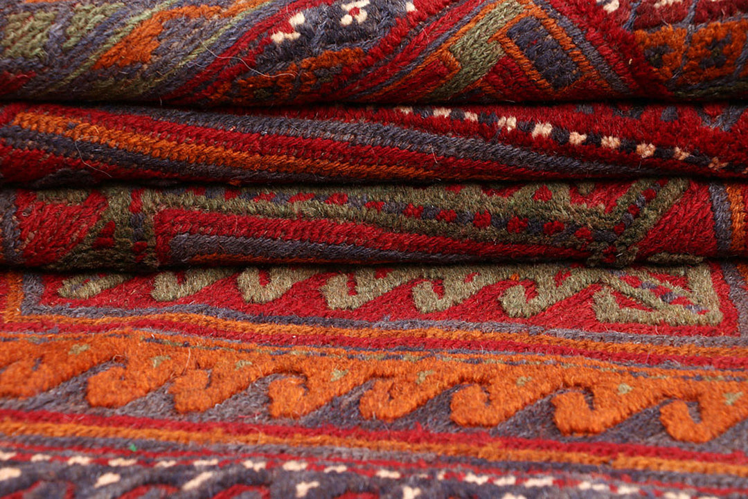 Multi Colored Mashwani 3'  9" x 4'  1" - No. QA72732