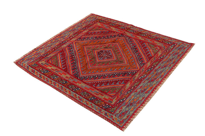 Multi Colored Mashwani 3'  9" x 4'  1" - No. QA72732