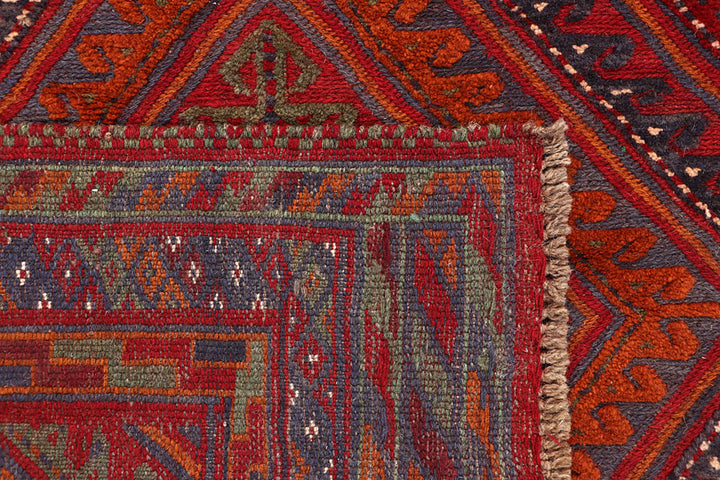 Multi Colored Mashwani 3'  9" x 4'  1" - No. QA72732