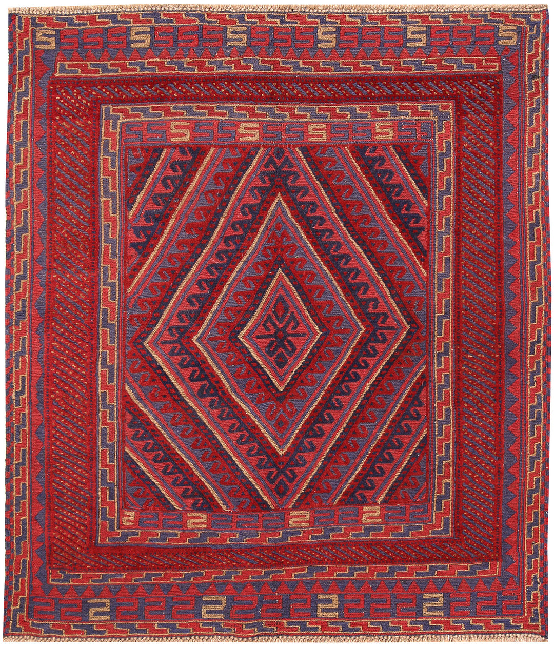 Firebrick Mashwani 3' 10 x 4' 6 - No. 63854 - ALRUG Rug Store