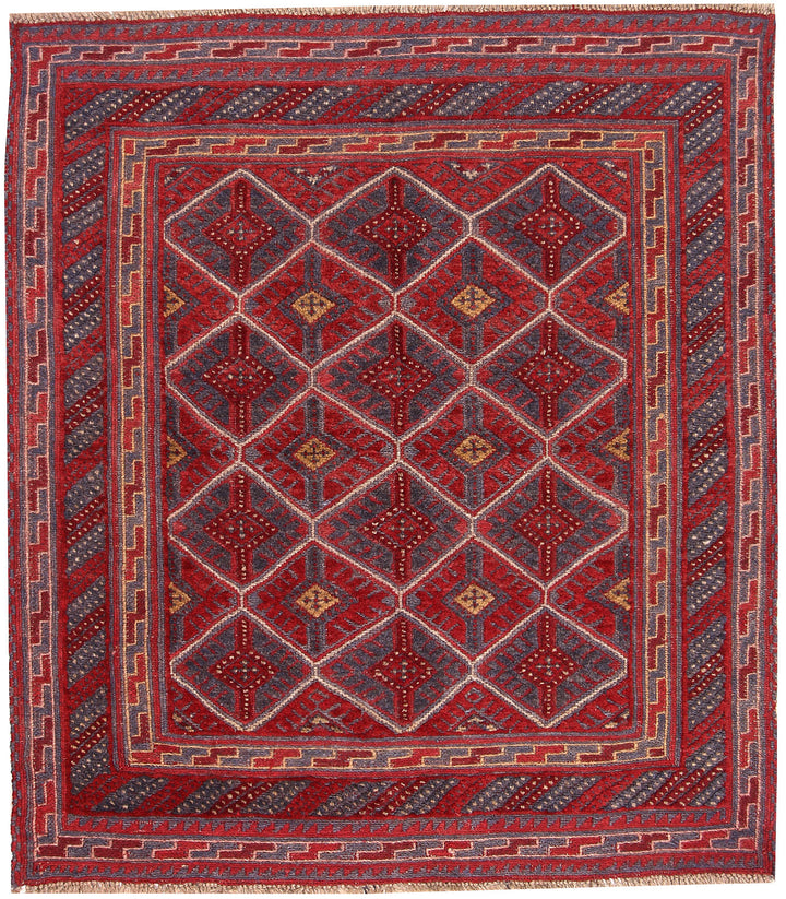 Firebrick Mashwani 3' 10 x 4' 2 - No. 63855 - ALRUG Rug Store