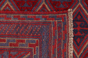 Dark Red Mashwani 3' 8 x 4' - No. 63860 - ALRUG Rug Store