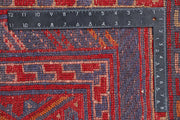 Dark Red Mashwani 3' 10 x 4' - No. 63880 - ALRUG Rug Store